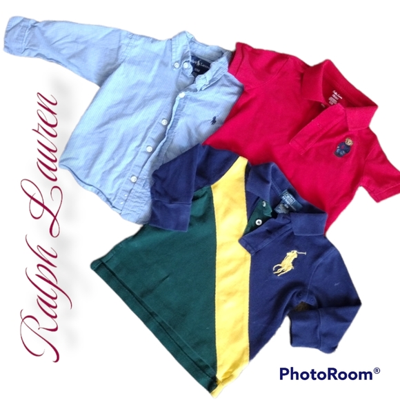 Ralph Lauren Other - Ralph Lauren polo button teddy plaid big pony 12mo